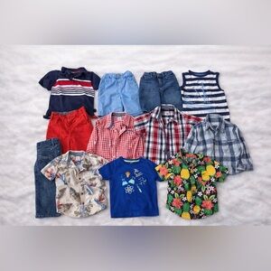 Boys Clothing Bundle Size 4 / 4T – Gymboree + Bear Camp – 12 Pieces